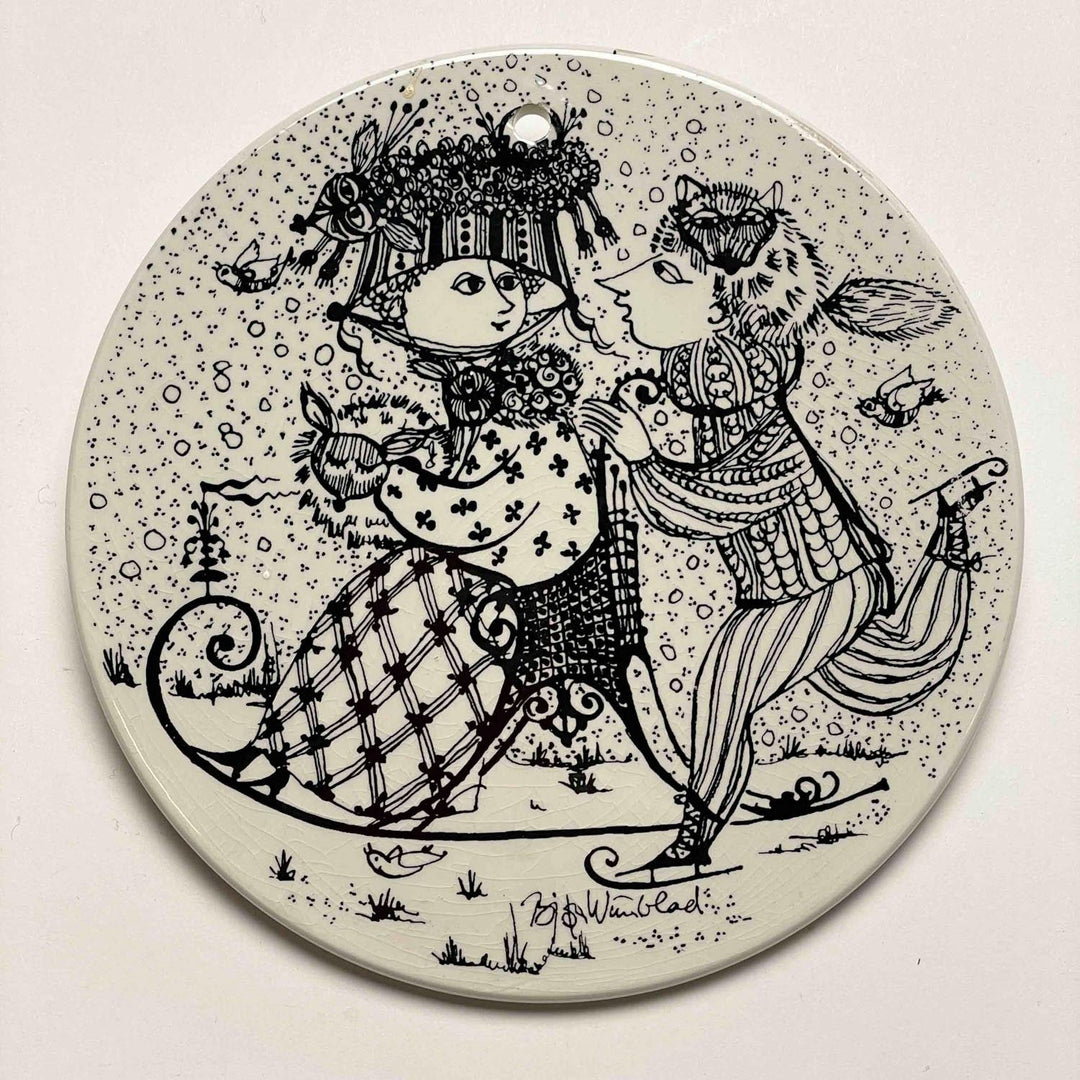 Bjørn Wiinblad platter - Frk. Rose
